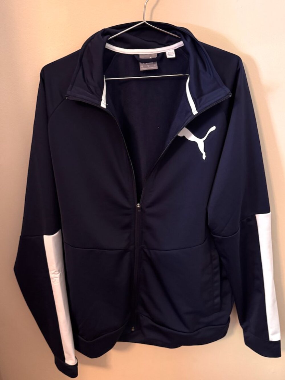 Navy Puma Track Jacket